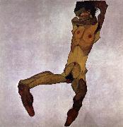 Egon Schiele Seated Male Nude France oil painting artist